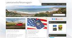 Desktop Screenshot of lateinamerika-reisemagazin.com